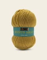 Sirdar Hayfield BONUS ARAN Knitting Wool Yarn 100g - 666 Fields of Gold